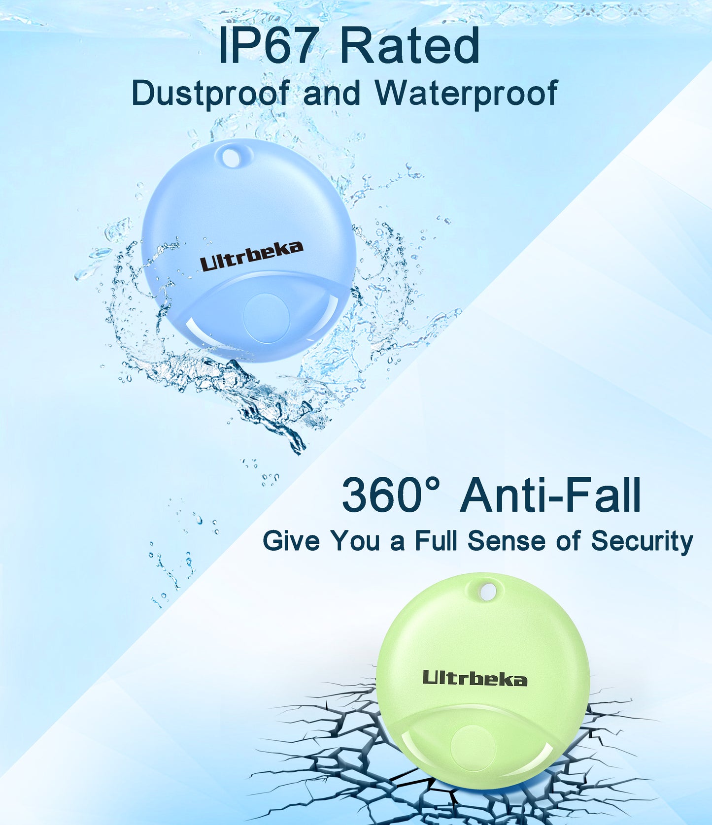 Ultrbeka AirTags 6 Pack Work for Apple Find My (iOS Only)