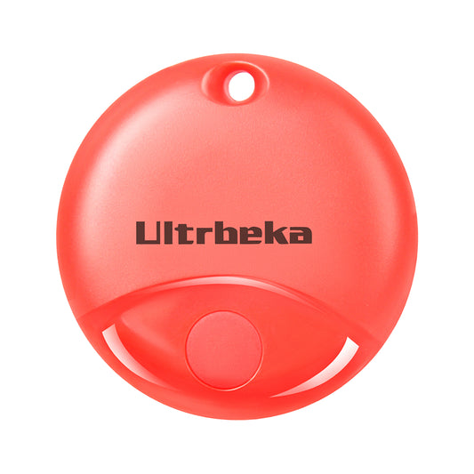 Ultrbeka AirTags 1 Pack Work for Apple Find My - Red